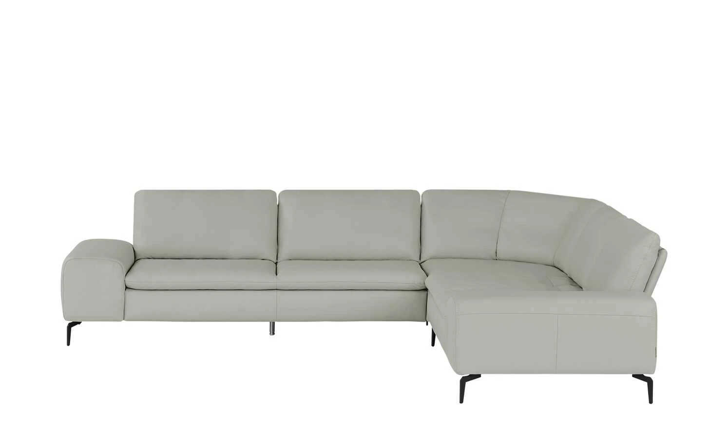 W.SCHILLIG Ecksofa Leder Valentinoo | Grau 298|cm 298|cm 3 W.SCHILLIG Ecksofa Leder Valentinoo | Grau 298|cm 298|cm
