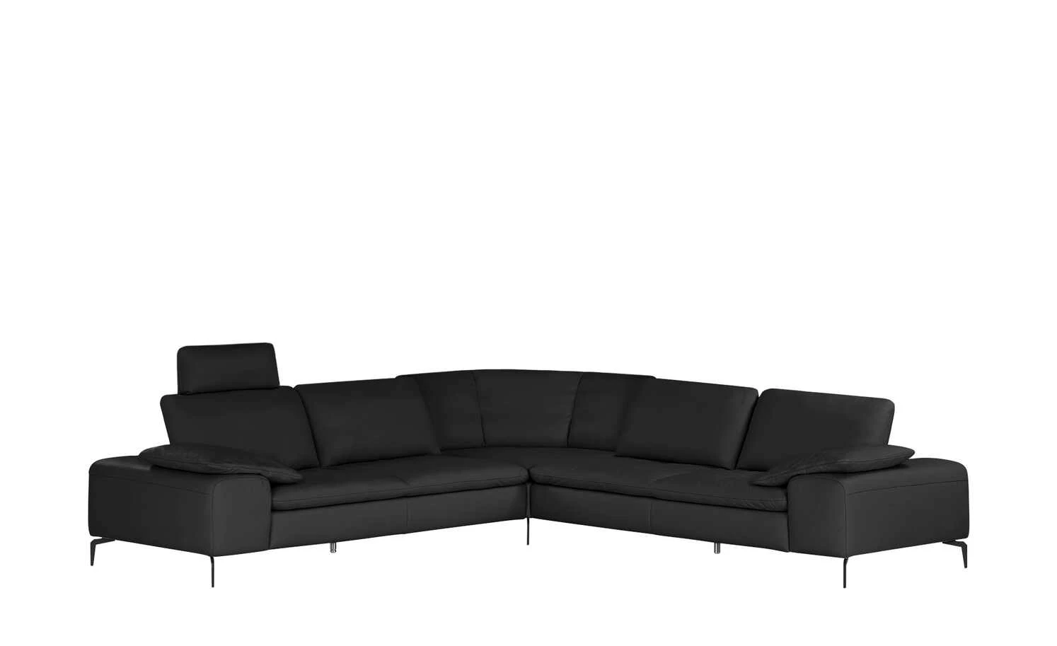 W.SCHILLIG Ecksofa Leder Valentinoo | Schwarz 298|cm 298|cm 16 W.SCHILLIG Ecksofa Leder Valentinoo | Schwarz 298|cm 298|cm – Bild 14