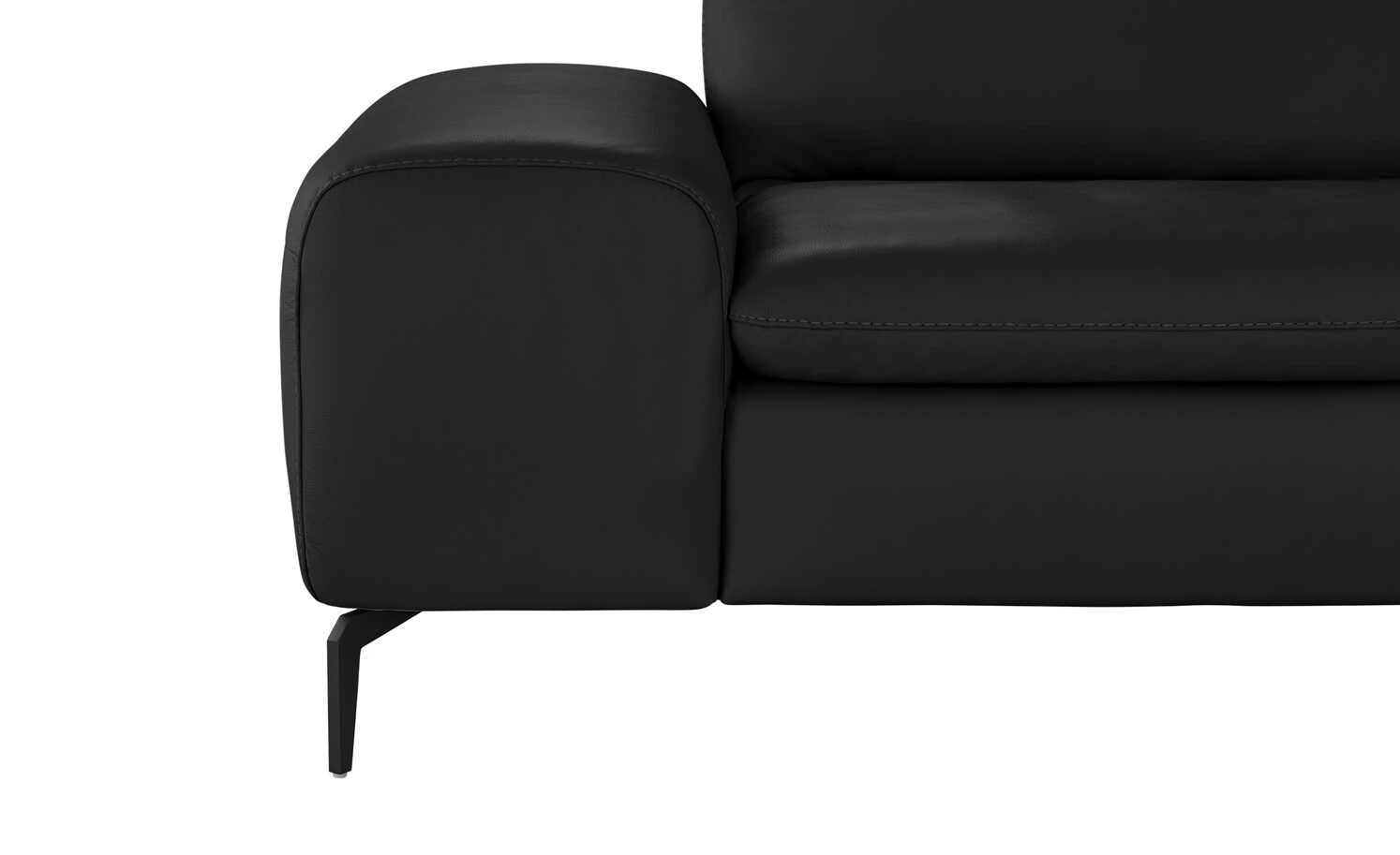W.SCHILLIG Ecksofa Leder Valentinoo | Schwarz 298|cm 298|cm 6 W.SCHILLIG Ecksofa Leder Valentinoo | Schwarz 298|cm 298|cm – Bild 4