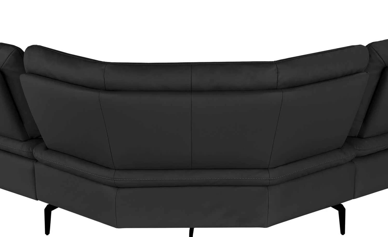 W.SCHILLIG Ecksofa Leder Valentinoo | Schwarz 298|cm 298|cm 9 W.SCHILLIG Ecksofa Leder Valentinoo | Schwarz 298|cm 298|cm – Bild 7