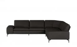 W.SCHILLIG Ecksofa Leder Valentinoo | Braun 298|cm 298|cm