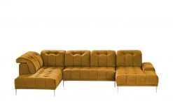 switch Wohnlandschaft Grenada | Gold (Gelb) links