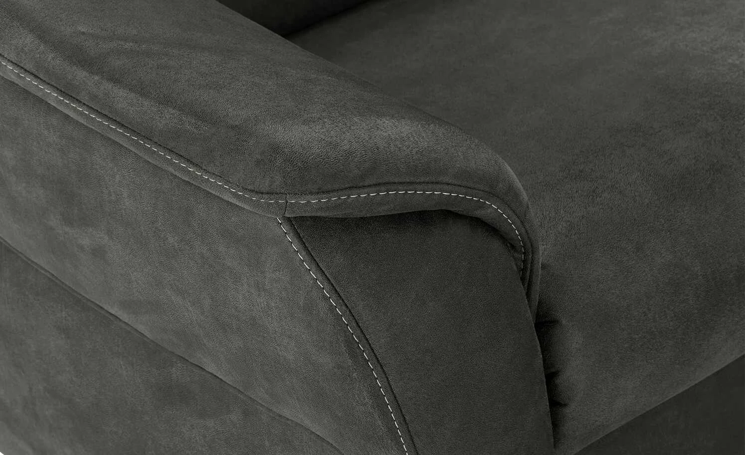 himolla Ecksofa 9707 | Anthrazit (Grau) links Grundfunktion 6 himolla Ecksofa 9707 | Anthrazit (Grau) links Grundfunktion – Bild 4