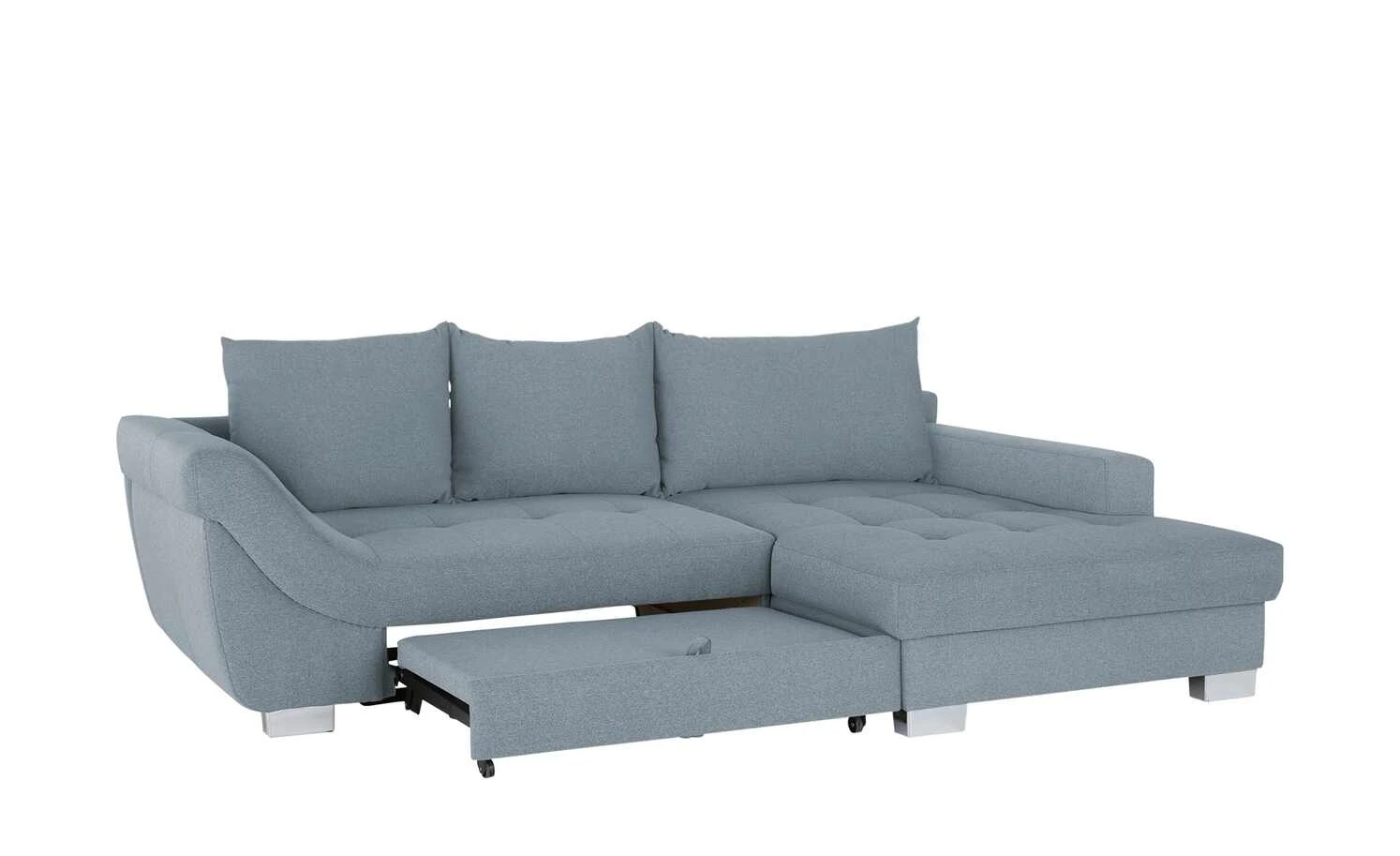 bobb Ecksofa Melody | Blaugrau (Blau) Webstoff rechts 22 bobb Ecksofa Melody | Blaugrau (Blau) Webstoff rechts – Bild 20