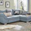 bobb Ecksofa Melody | Blaugrau (Blau) Webstoff rechts -Sofas Verkaufsladen 29408067 20 202209170030
