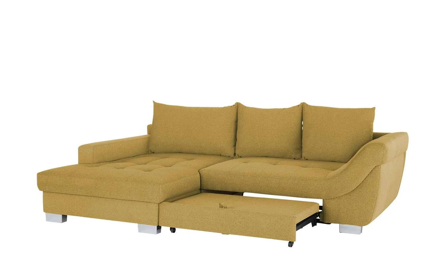 bobb Ecksofa Melody | Curry (Gelb) Webstoff links 6 bobb Ecksofa Melody | Curry (Gelb) Webstoff links – Bild 4